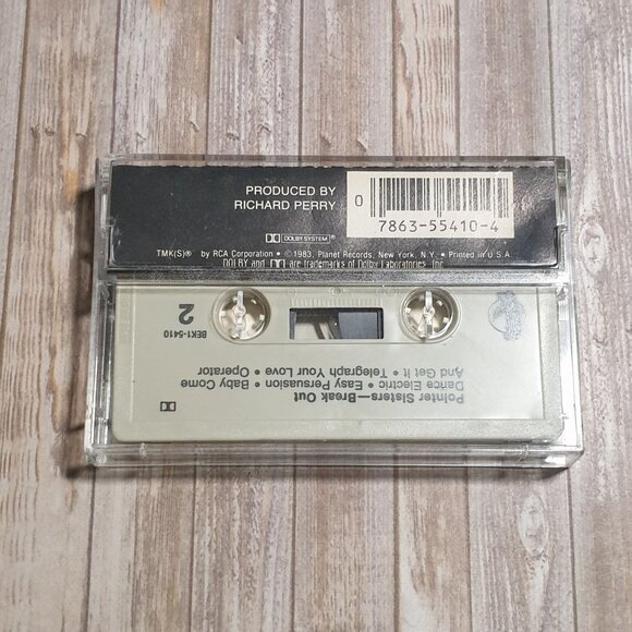Pointer Sisters "Break Out" Cassette Tape Album 1983 RCA Records - Picture 2 of 3
